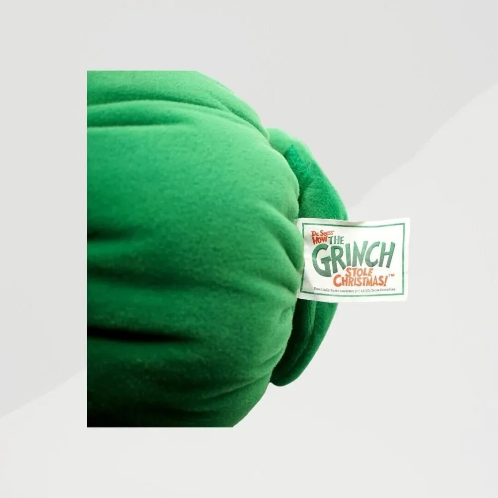 VTG NWT 2000's The Grinch‎ Dr Seuss Stole Christmas Musical Plush Decoration 11